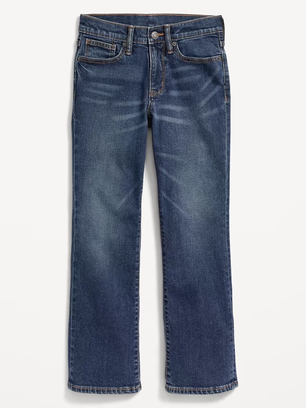 Old Navy Kids Boot Cut Built In Flex Straight Leg Denim Jeans Adjustable Blue 6